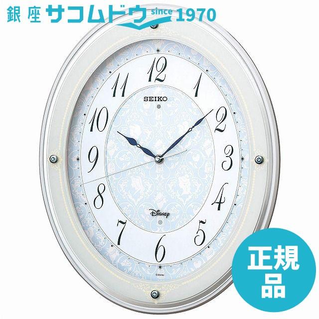 Seiko Clock セイコー クロック 時計 ディズニーprincess電波掛時計 白 Fs502w 父の日ギフト Rionach Gr