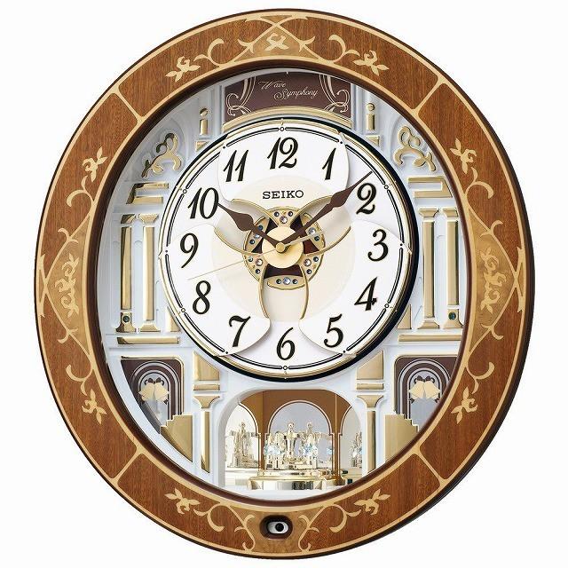 SEIKO CLOCK セイコー クロック 置き時計・掛け時計 天然色木地 電波  