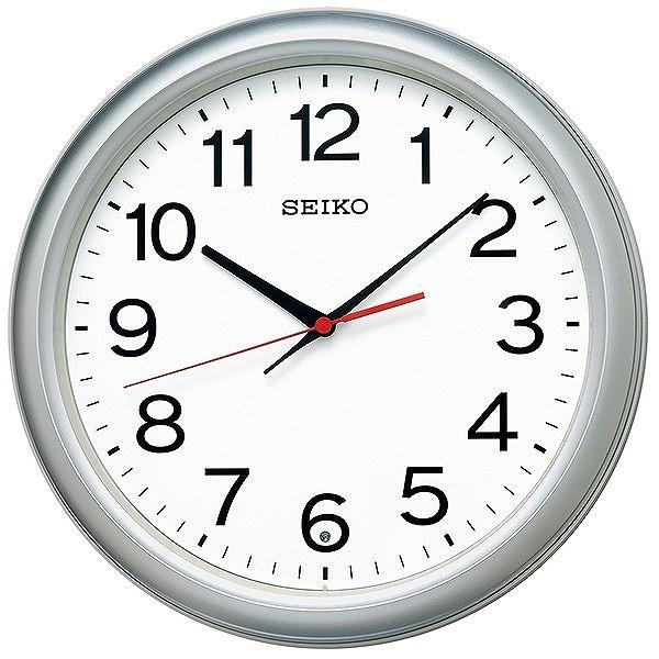 SEIKO CLOCK セイコー クロック 掛け時計 銀色メタリック 電波 アナログ KX250S｜ginza-sacomdo｜02