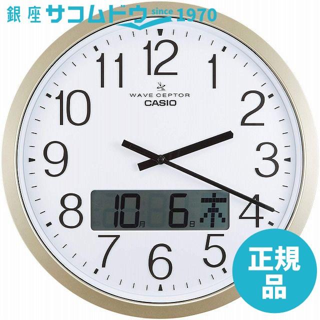 CASIO CLOCK カシオ クロック 掛け時計 WAVE CEPTOR ウェーブセプター 電波時計 壁掛け時計 IC-4100J-9JF｜ginza-sacomdo