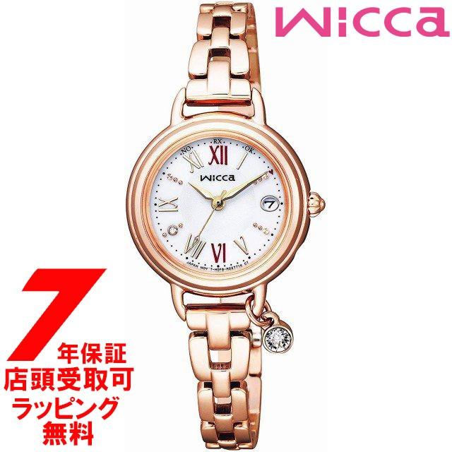 CITIZEN シチズン wicca ウィッカ 腕時計 KL0-561-15 ウォッチ レディース ピンクゴールド｜ginza-sacomdo