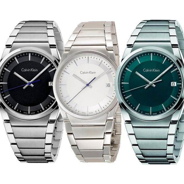 Calvin Klein カルバンクライン ウォッチ ステップ メンズウォッチ 腕時計 グレー ホワイト ブルー K6K31143 K6K31146 K6K3114L｜ginza-sacomdo