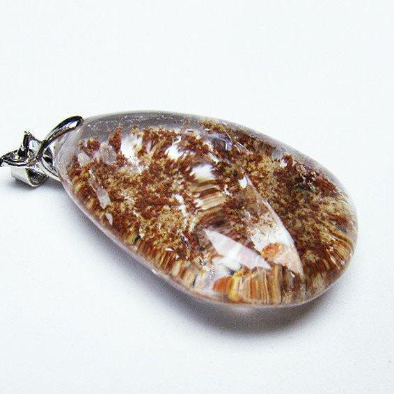 ガーデンクォーツ（庭園水晶） ペンダント t136-4091 : 銀座東道