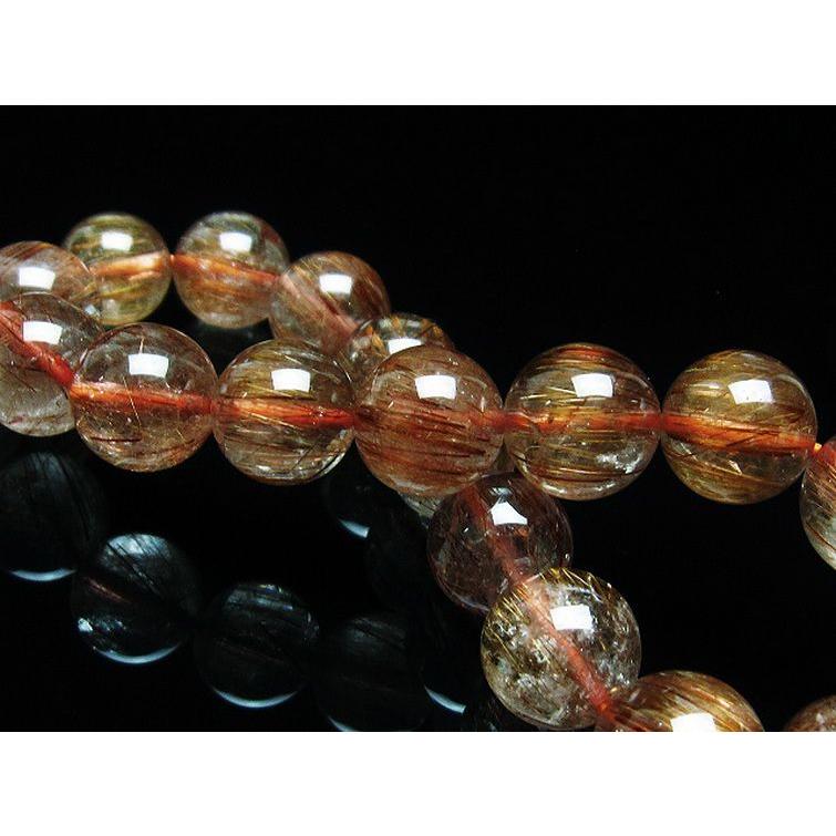 ファイナルグレードルチルクォーツ（金針ルチル水晶） ブレスレット
