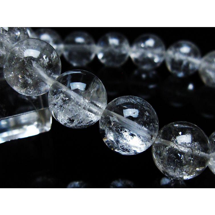 アイリスクォーツ 虹入り レインボー水晶 ブレスレット 13mm t303-1638
