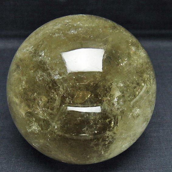 シトリン水晶 丸玉 88mm t529-6242 : 銀座東道 天然石専門店 - 通販