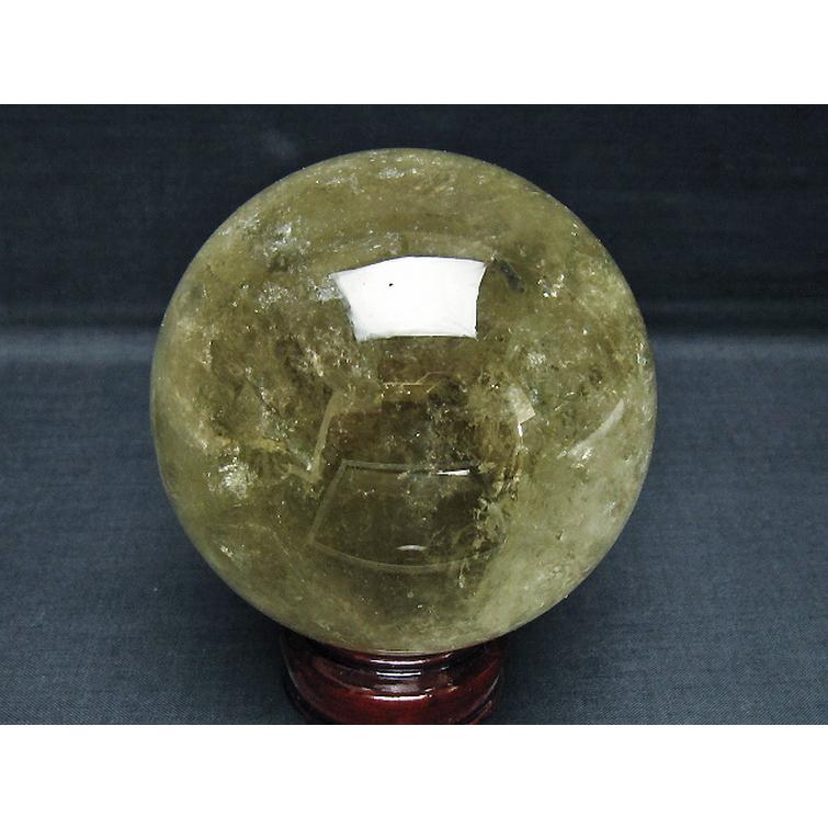 シトリン水晶 丸玉 88mm t529-6242 : 銀座東道 天然石専門店 - 通販