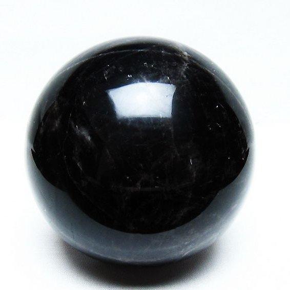 1.4Kg モリオン 純天然 黒水晶 丸玉 105mm t572-10788 : 銀座東道