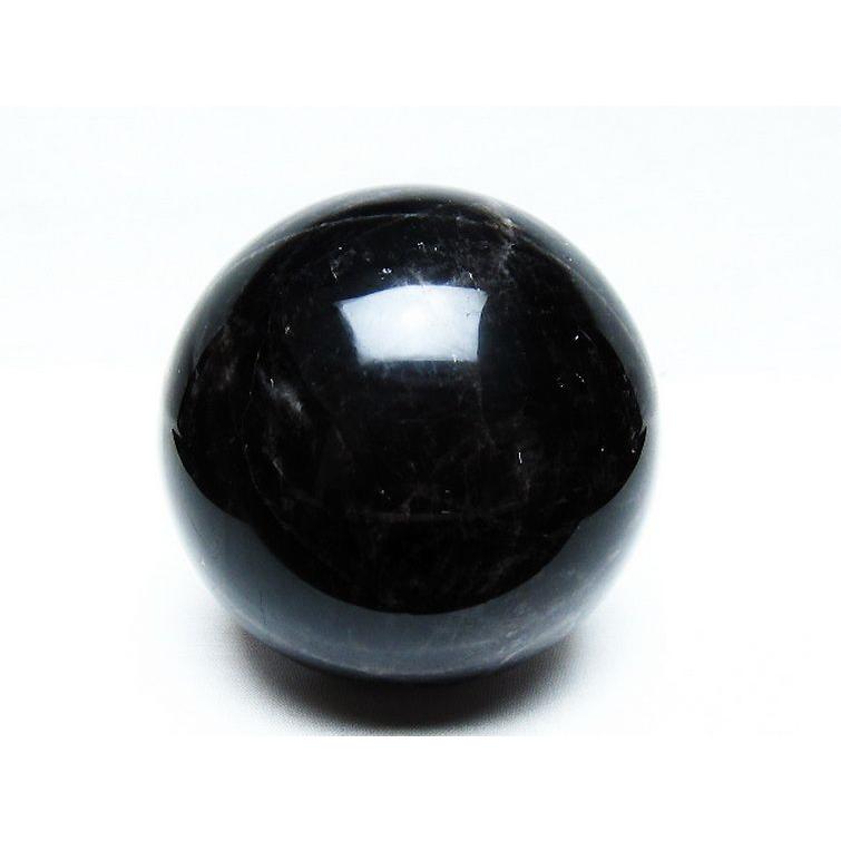 1.4Kg モリオン 純天然 黒水晶 丸玉 105mm t572-10788 : 銀座東道