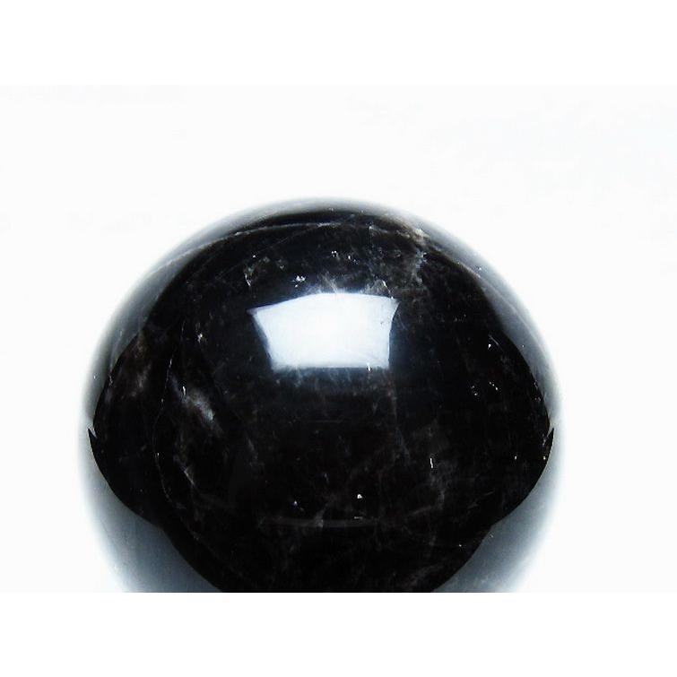 1.4Kg モリオン 純天然 黒水晶 丸玉 105mm t572-10788 : 銀座東道