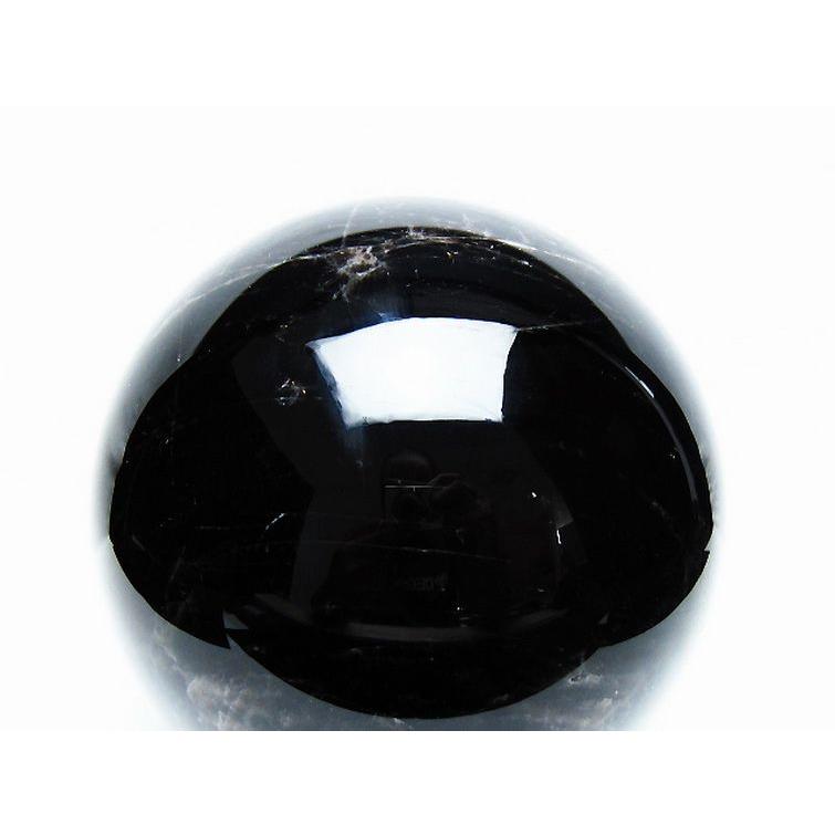 5.9Kg モリオン 純天然 黒水晶 丸玉 165mm t572-10868_2