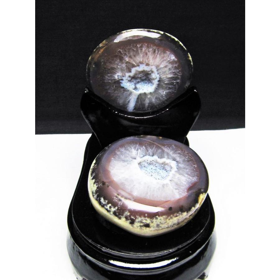 ペア水晶トレジャーメノウ t604-6836 : 銀座東道 天然石専門店 - 通販