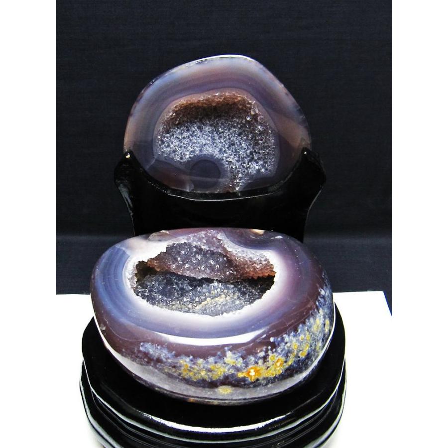 1.7Kg ペア水晶トレジャーメノウ t604-7788 : 銀座東道 天然石専門店