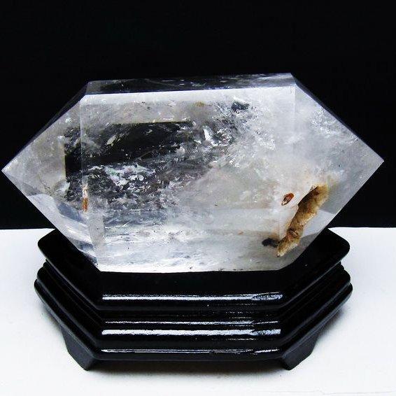 2Kg ヒマラヤ水晶トルマリンルチルダブルポイント t627-7156 : 銀座東