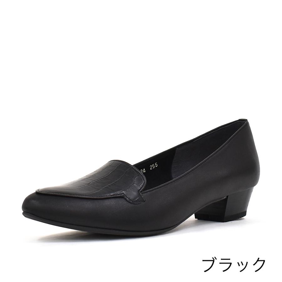 銀座ワシントン パンプス ローファー ローヒール オフィス 通勤 履き