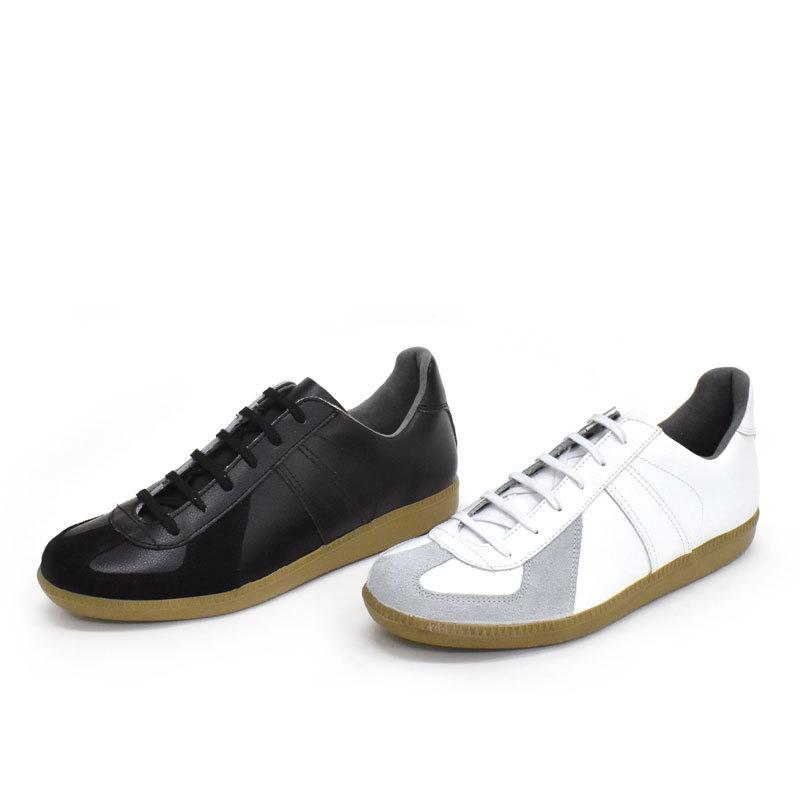 銀座ワシントン German Trainer レザースニーカー ジャーマントレーナー ローテクスニーカー 本革 メンズスニーカー 869 11 Ca21 銀座ワシントン Yahoo 店 通販 Yahoo ショッピング