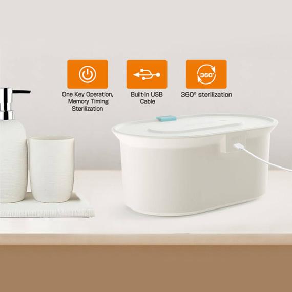 除菌ケース ボックス 大容量 大きめサイズ USB 滅菌器 除菌 殺菌 滅菌