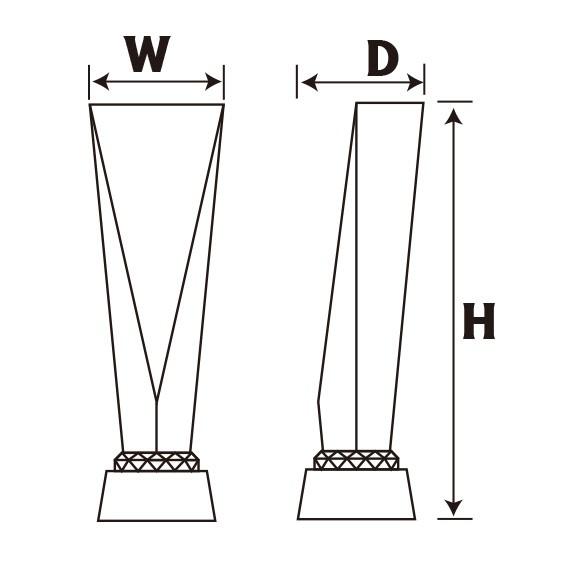 トロフィー クリスタル 表彰状 表彰楯 ゴルフコンペ スポーツ 優勝