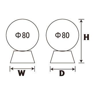 クリスタルボール 80mm クリスタル台座付き 撮影 無色透明 人工 クリスタルボール 80mm クリスタル台座付き 撮影 無色透明 人工