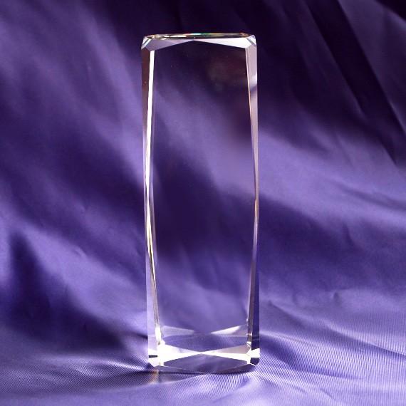 ペーパーウェイト 50x50x150mm クリスタルガラス 24面 四角柱 ペーパーウェイト 50x50x150mm クリスタルガラス 24面 四角柱