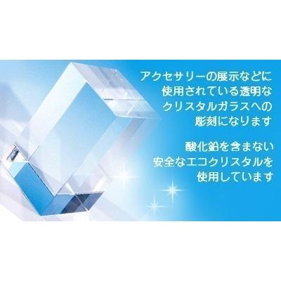 3Ｄさくら 周年記念 卒業 創立 記念品 名入れ 大会 表彰 トロフィー メッセージ彫刻 桜 フラワー クリスタルオブジェ 高さ150ｍｍ お届け2週間 彫刻代込み商品｜ginzagift｜04