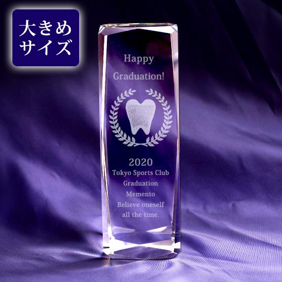 歯科 記念品 名入れ 表彰 トロフィー メッセージ刻印 3D デンタル
