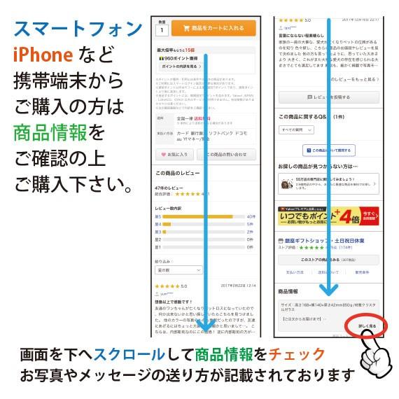 ペット 位牌 天使の羽メモリアル クリスタルガラス 大きめサイズ 黒台座プレート 送料無料 (彫刻代込み)　10日営業日加工｜ginzagift｜07