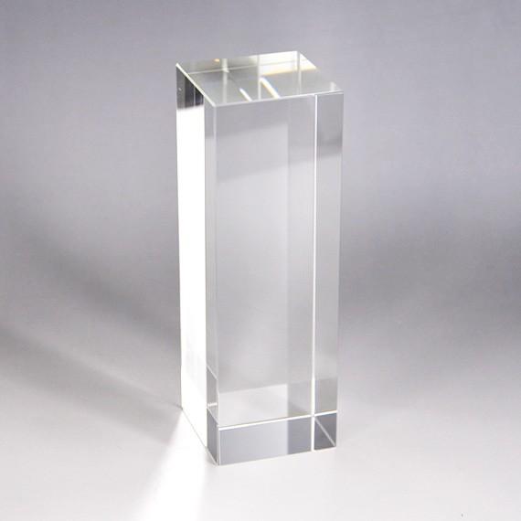 3D地球 トロフィー クリスタル ブロック 50x150mm オブジェ 創立 周年