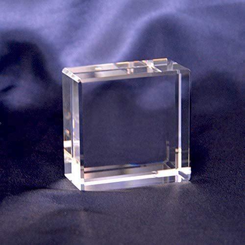 ペーパーウェイト 50x50x25mm クリスタルガラス キューブ ペーパーウェイト 50x50x25mm クリスタルガラス キューブ