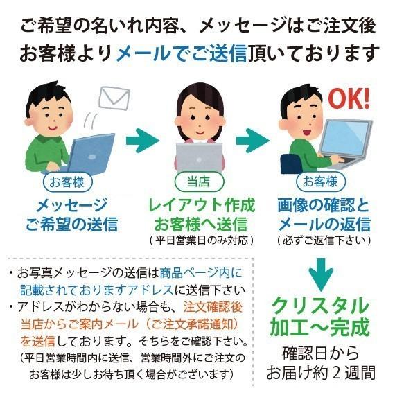 トロフィー クリスタル 表彰状 表彰楯 金賞 3Ｄペガサス刻印 ブロンズ ラメコーティング (彫刻代込み) ／NKTR-0830-3（小/銅色）の画像