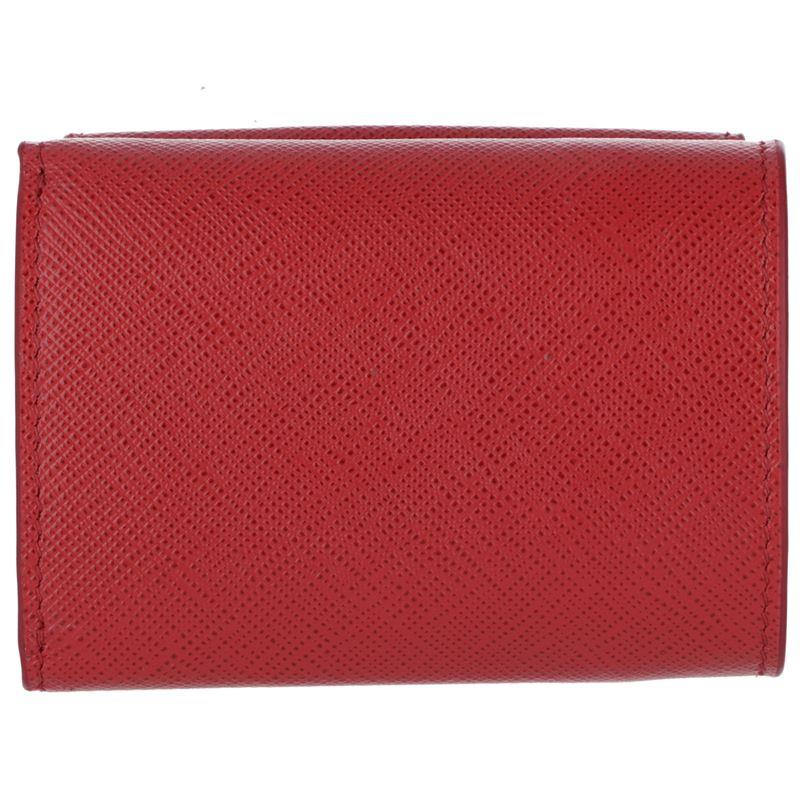 PRADA 財布 三つ折り ハート レザー 鑑定済み正規品 PRADA プラダ 三