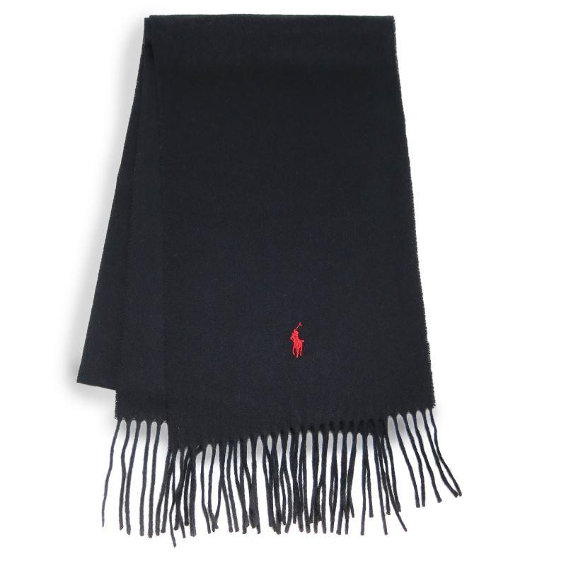 ポロ ラルフ ローレン POLO RALPH LAUREN マフラー ブラック 21AW