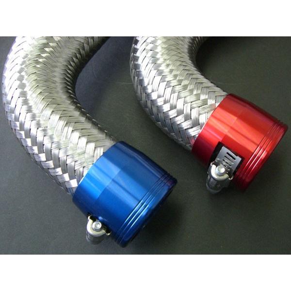 APP（エー・ピー・ピー）　ステンメッシュラジエターホース・アッパーホース（ブルークランプ）　GTO（Z16A）　6G72