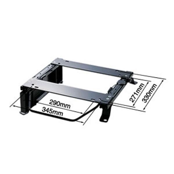 BRIDE（ブリッド）　スーパーシートレール・MKタイプ（左・型番：G098）　ジープ ラングラー（JK）　07.03〜