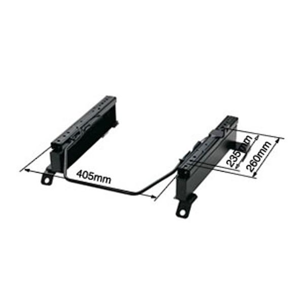 BRIDE（ブリッド）　スーパーシートレール・RBタイプ（左・型番：M126）　アウトランダーPHEV（GG2W）　14.01〜