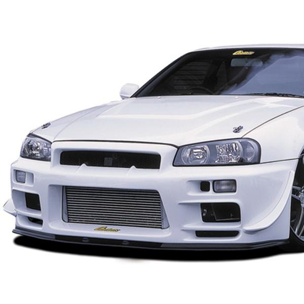 GP SPORTS（ジーピースポーツ）　Chokets　スカイラインGT-R（BNR34）　フロントバンパースポイラー（未塗装）