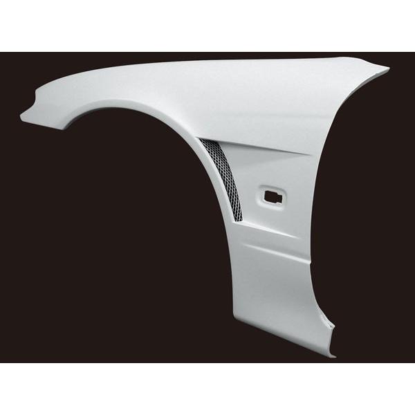 MAC（マック）　Msports　シルビア（S15）　フロントオーバーフェンダー・片側約20mm（未塗装）