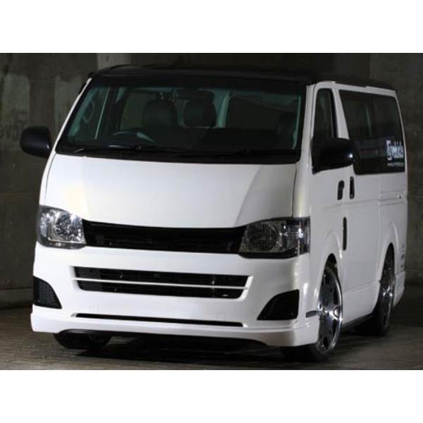 FLEX ハイエース Delfino Line フロントスポイラー ワイドボディ