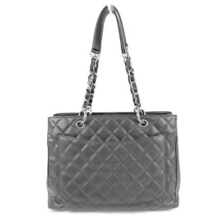 シャネル CHANEL トートバッグ GST チェーントート キャビアスキン ブラック 黒 シルバー金具　A50995 |  | 01