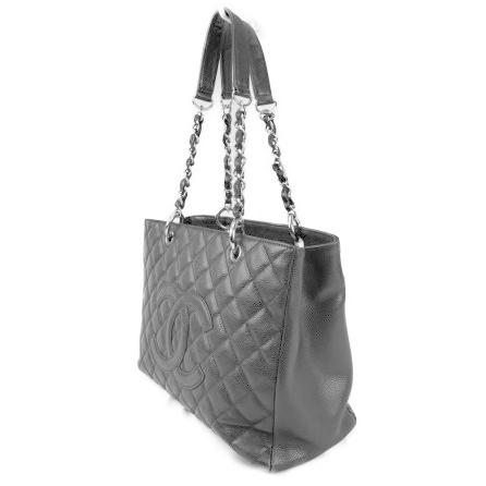 シャネル CHANEL トートバッグ GST チェーントート キャビアスキン ブラック 黒 シルバー金具　A50995 |  | 02