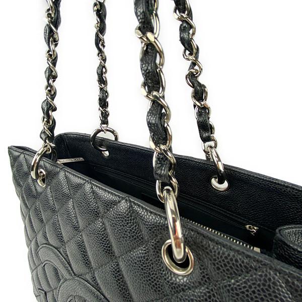 シャネル CHANEL トートバッグ GST チェーントート キャビアスキン ブラック 黒 シルバー金具　A50995 |  | 06
