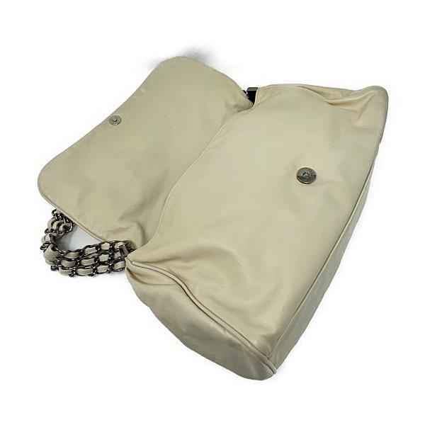 プライス オフ モール商品　 シャネル　CHANEL  ラムスキン　トリプルチェーン　ショルダーバッグ　オフホワイト　 | CHANEL | 06