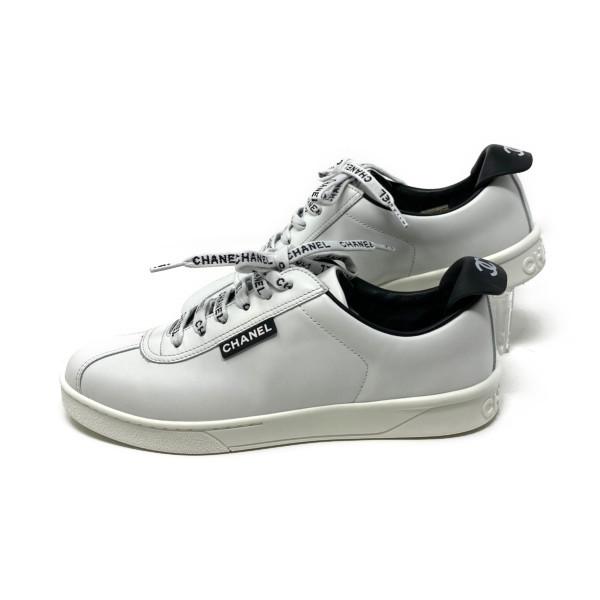 【未使用品】シャネル　CHANEL レディース　カーフスキンスニーカー　ローカット レースアップシューズ　Ｇ30485 |  | 01