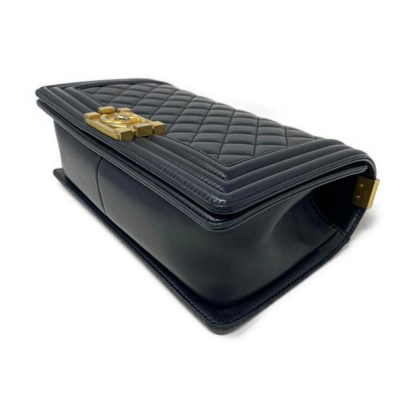 シャネル　CHANEL　ボーイシャネル２５　チェーンショルダーバッグ　マトラッセ　ラムスキン　ゴールド金具　 | BOY CHANEL | 05