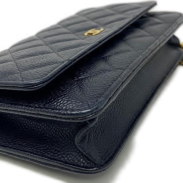 美品　シャネル　CHANEL  マトラッセ　チェーンウォレット　キャビアスキン　ブラツク　ゴールドチェーン　Ａ33814 |  | 04