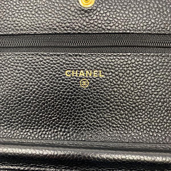 美品　シャネル　CHANEL  マトラッセ　チェーンウォレット　キャビアスキン　ブラツク　ゴールドチェーン　Ａ33814 |  | 07