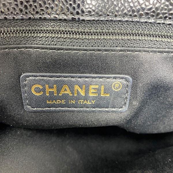 美品 シャネル CHANEL トートバッグ GST チェーントート キャビアスキン ブラック 黒  ゴールド金具　A50995 | CHANEL | 11