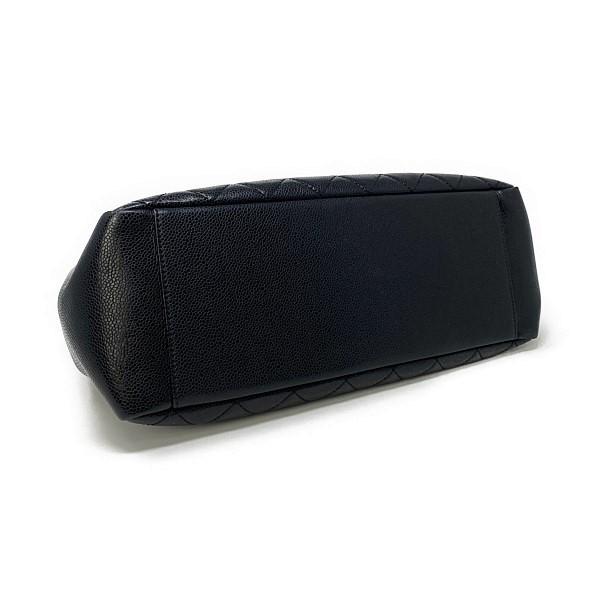 美品 シャネル CHANEL トートバッグ GST チェーントート キャビアスキン ブラック 黒  ゴールド金具　A50995 | CHANEL | 04