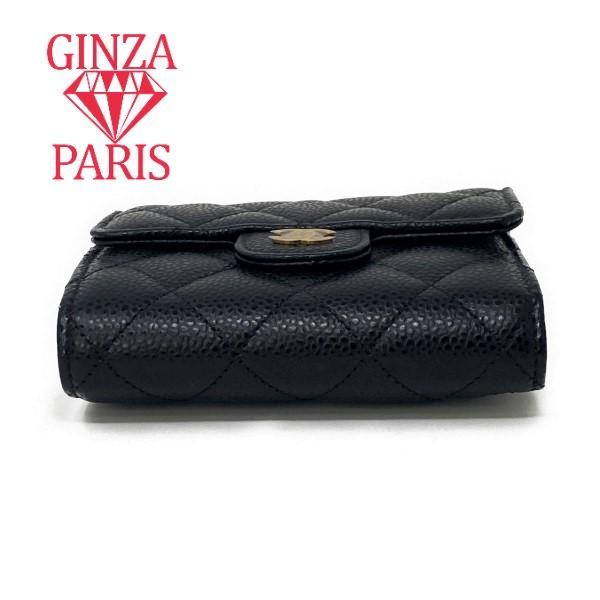 未使用品　シャネル  CHANEL マトラッセ　クラッシック  スモール フラップ ウォレット　キャビアスキン | CHANEL | 05