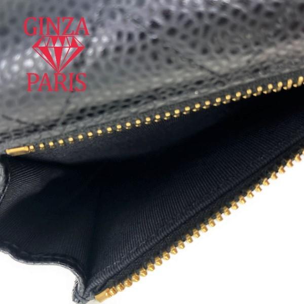 未使用品　シャネル  CHANEL マトラッセ　クラッシック  スモール フラップ ウォレット　キャビアスキン | CHANEL | 08